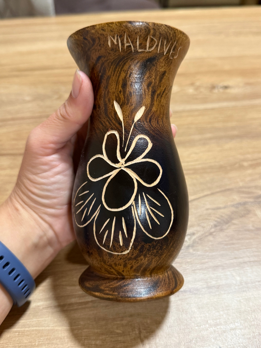 Ваза из кокоса