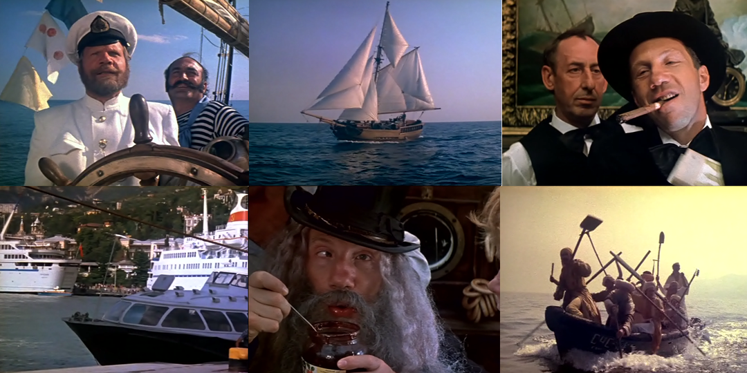 Флот в к/ф "НОВЫЕ ПРИКЛЮЧЕНИЯ КАПИТАНА ВРУНГЕЛЯ"