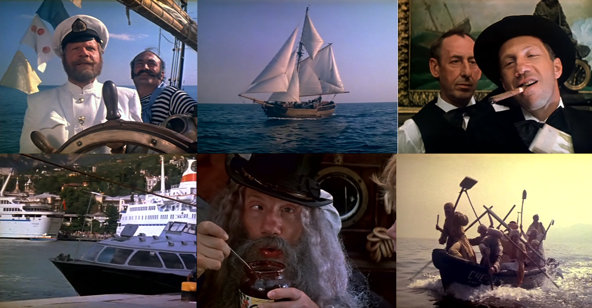 кадры из фильма "НОВЫЕ ПРИКЛЮЧЕНИЯ КАПИТАНА ВРУНГЕЛЯ"