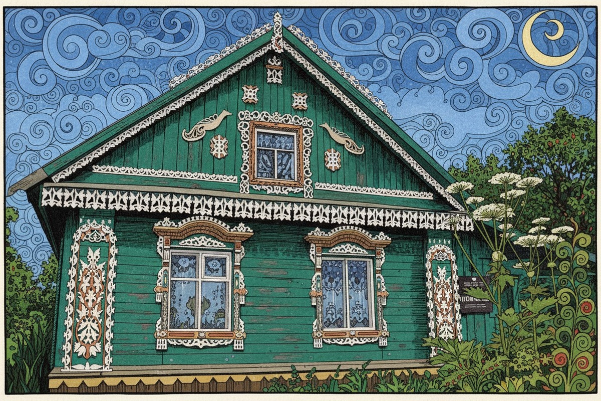 Сицкарский наличник — сохранившийся узор этноса