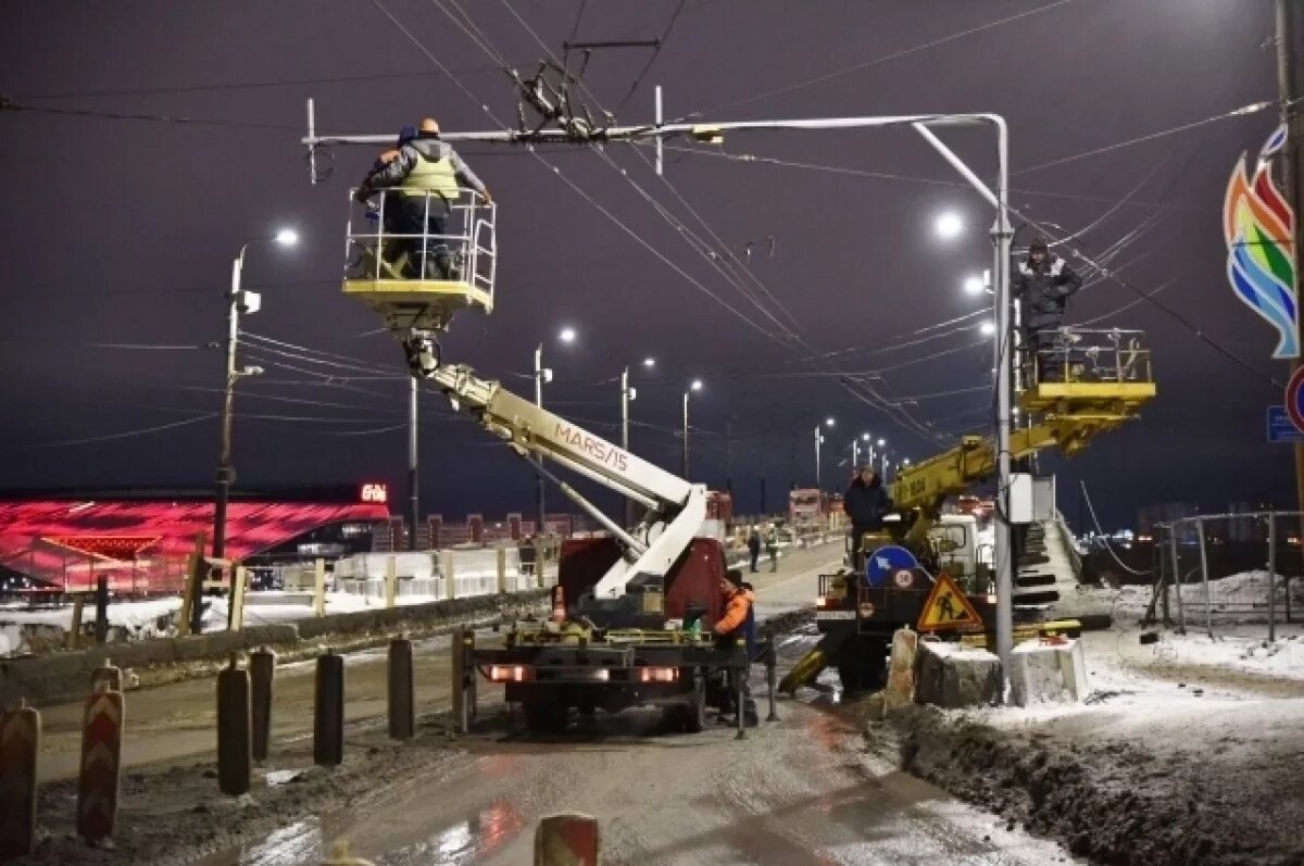    Мост у Телецентра отремонтирован на треть
