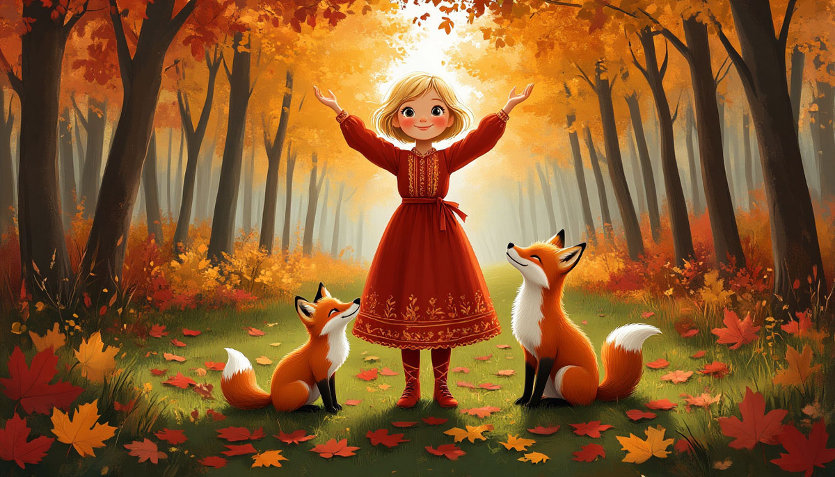 Лисичкин ветер. Изображение от ИИ Шедеврум