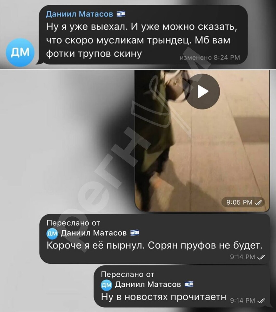    Сообщения Даниила в сети / Источник: © ИА Регнум