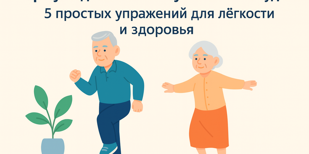 Формула долголетия суставов и сосудов: 5 простых упражнений для легкости и здоровья