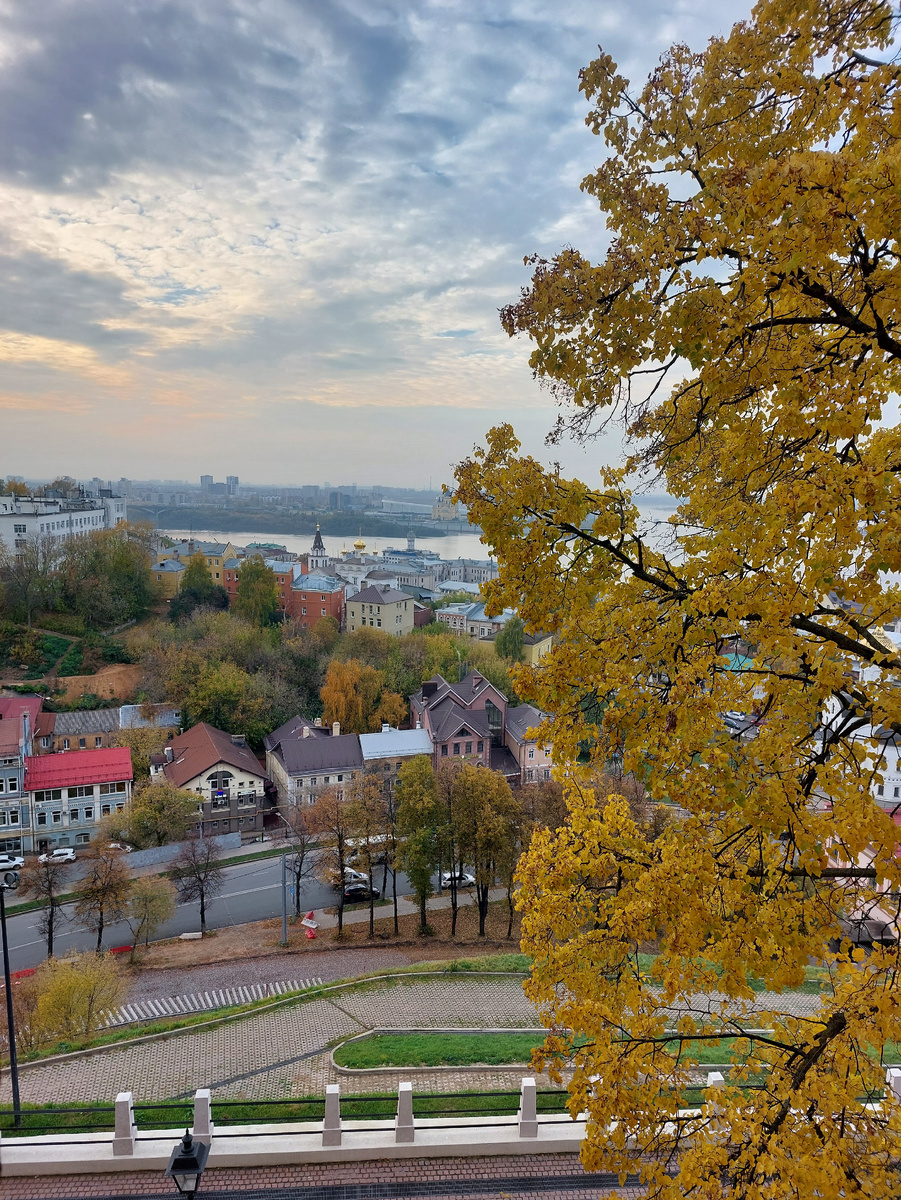 Почаинский овраг. Нижний Новгород. Вид из Кремля
