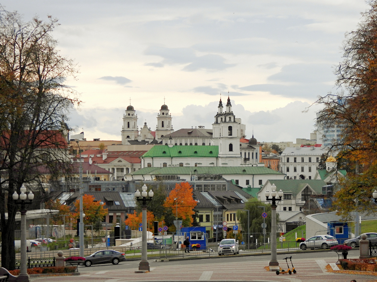 Минск, вид на Верхний город