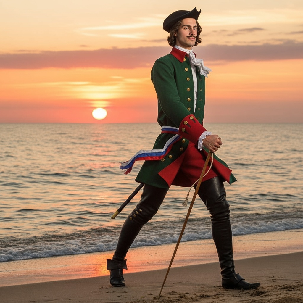 Фото реконструкции образа Петра Первого.