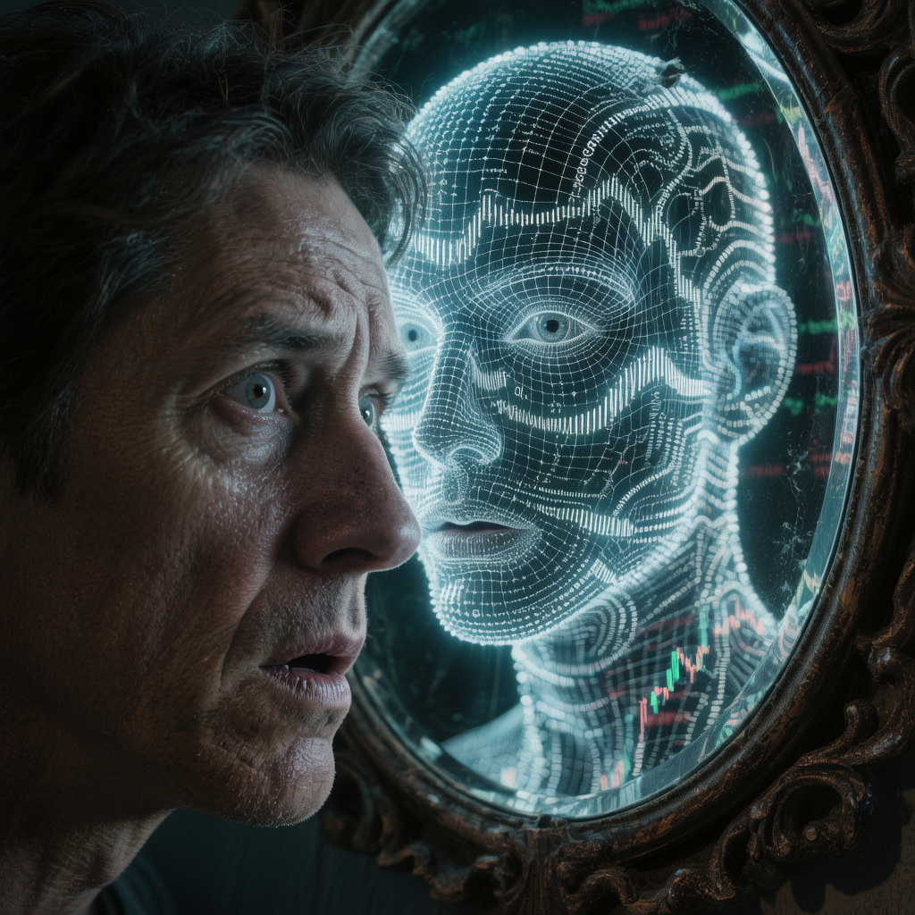 Ты смотришь в зеркало в поисках себя, а видишь лишь набор данных. ИИ знает тебя лучше, чем ты сам.