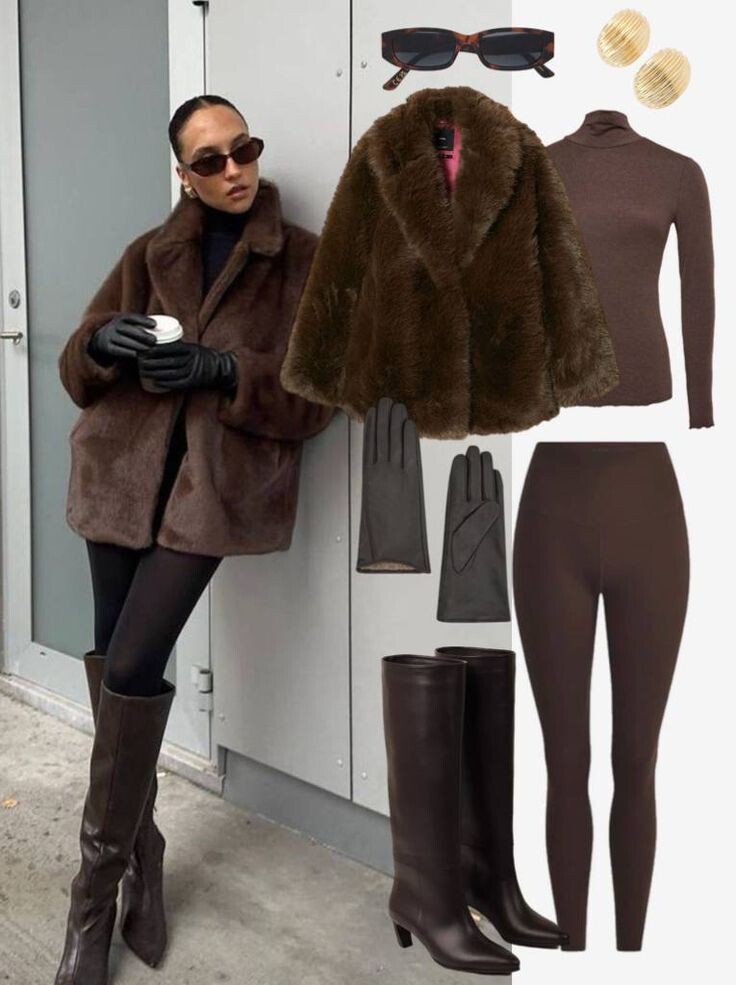 Норковая шуба: как и с чем носить зимой (фото тут и далее ru.pinterest.com)