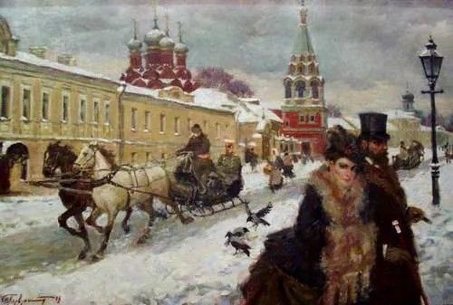 В.Первунинский "Полянка (Старая Москва)", фотография из открытых источников Яндекса