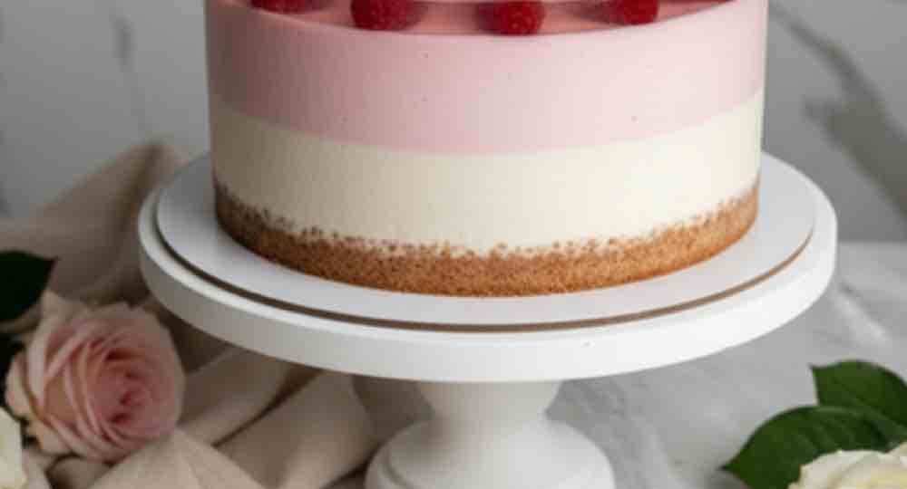 Холодный и яркий ЧИЗКЕЙК с малиной