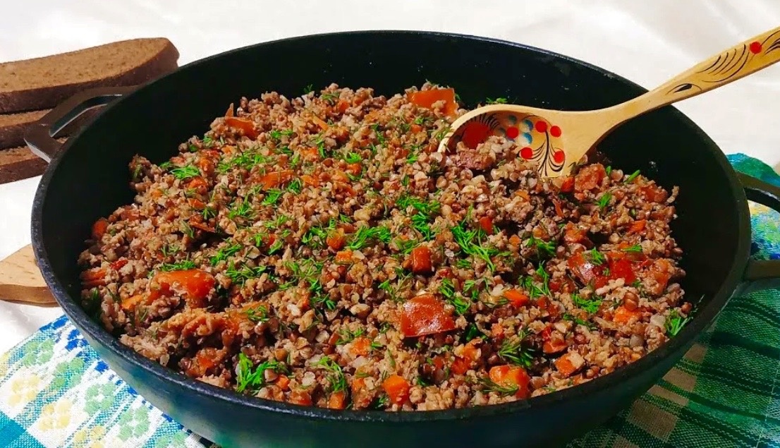 Табуле из гречки по-арабски.