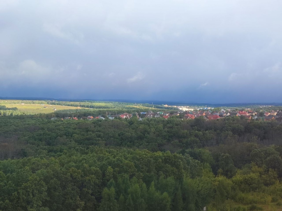 Приход непогоды виден заранее