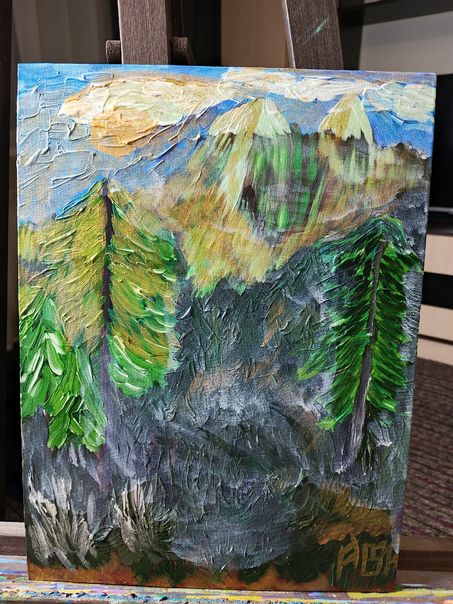 Фото из мастерской художника Морана