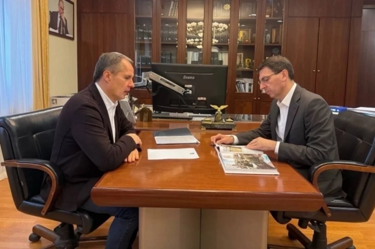    Белгородский губернатор встретился с полпредом президента России в ЦФО