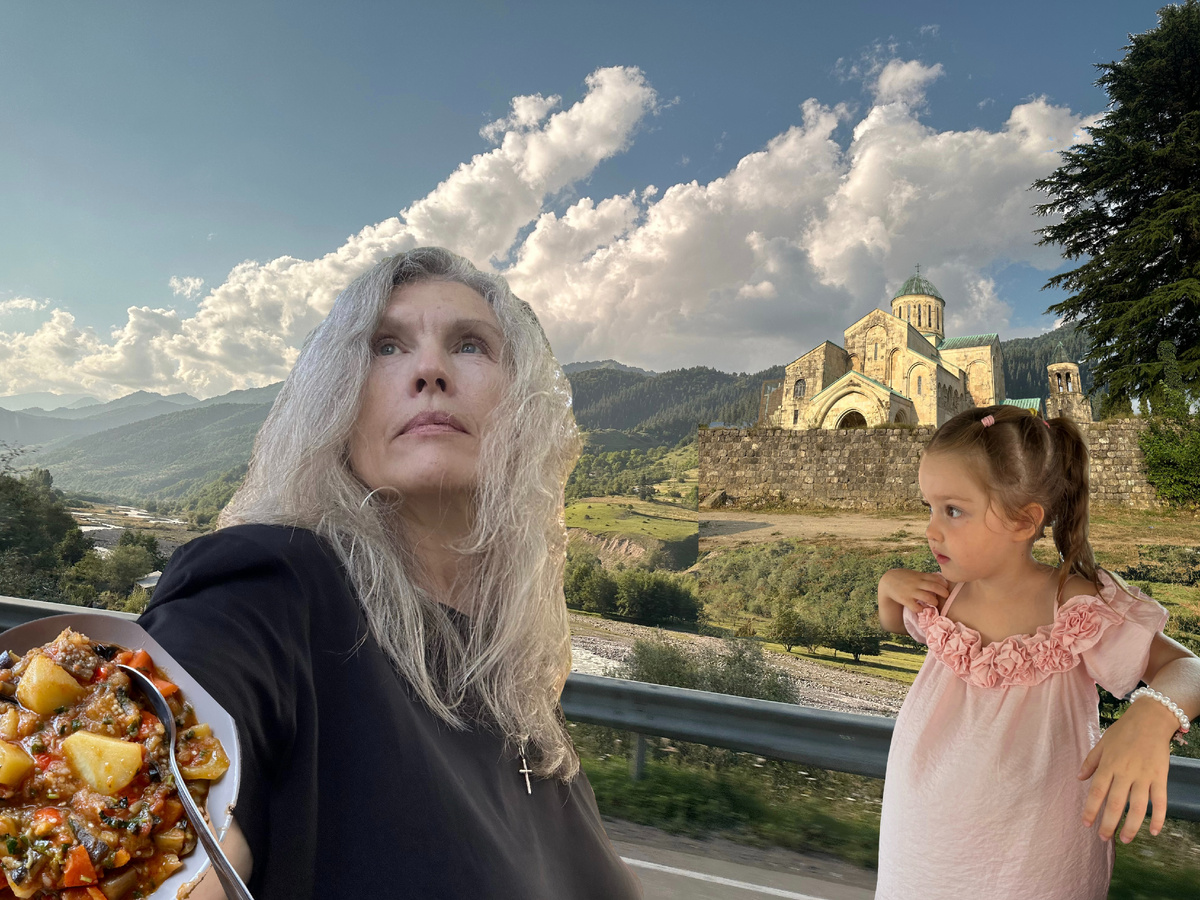 Обложка моего фильма «"Зачем?!" я ездила в Грузию этим летом» (посмотреть его можно по ссылке в конце статьи)