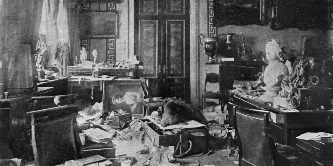 Зимний дворец после штурма