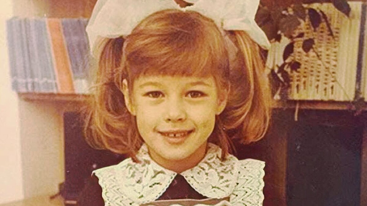 На фото: Катерина Шпица в детстве