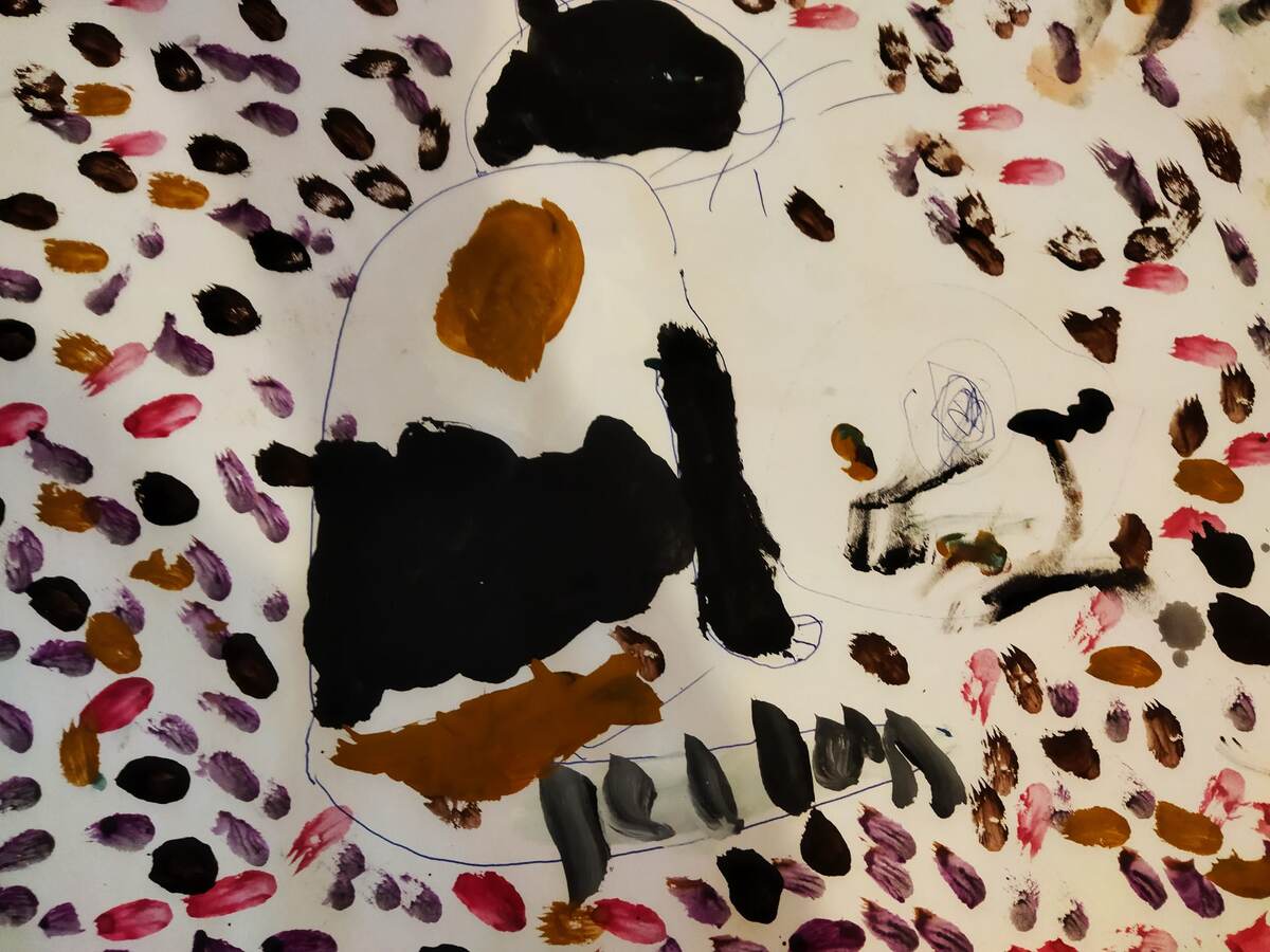 Манюня. Рисунок внучки.