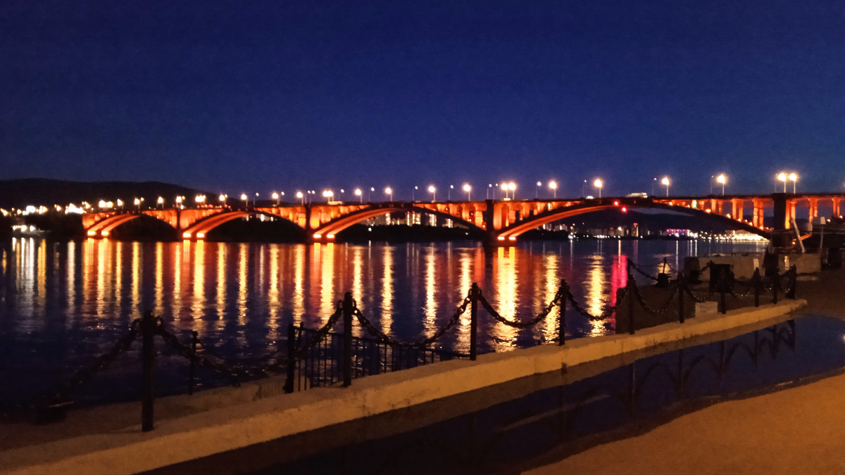 Красноярск, коммунальный мост