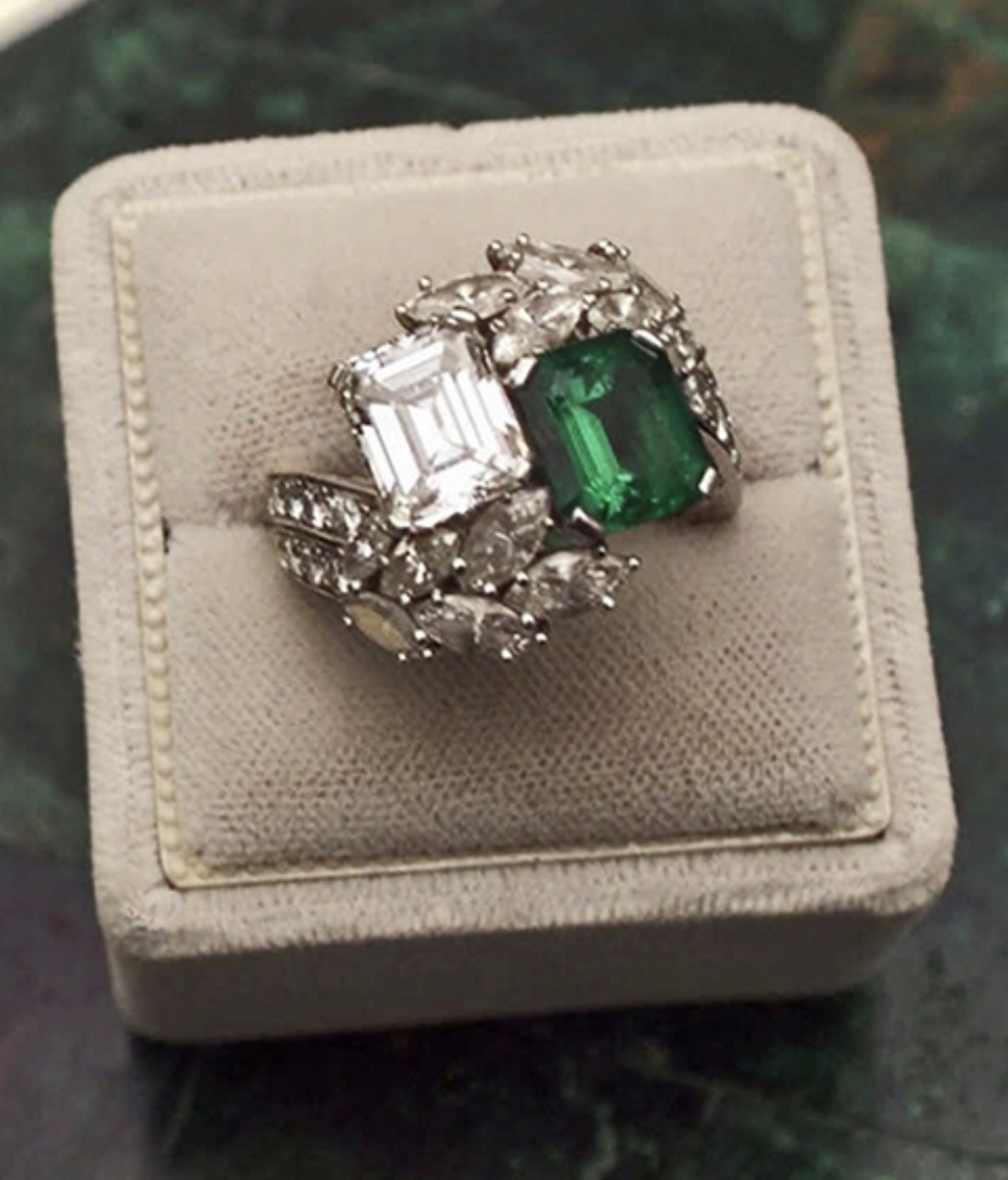 Помолвочное кольцо Жаклин Бувье