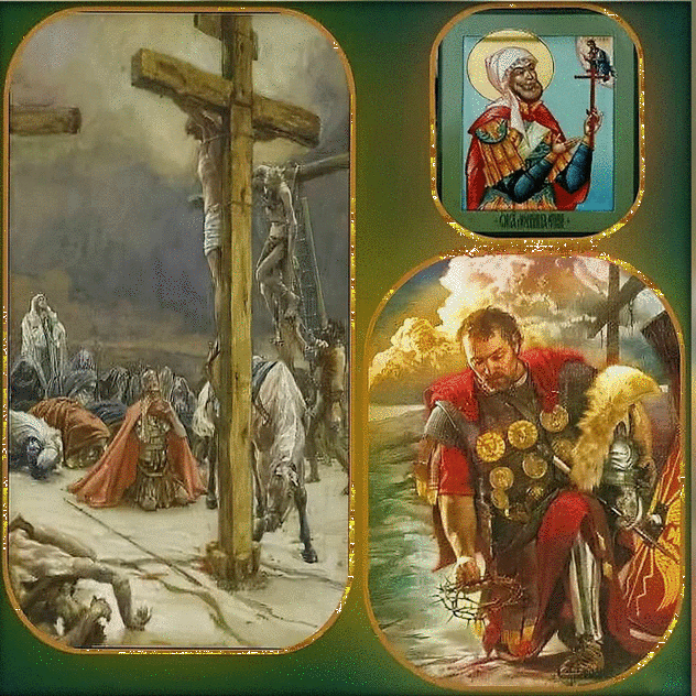 29 октября - память святого мученика Лонгина - сотника, иже при Кресте Господнем. Изображение из открытых источников