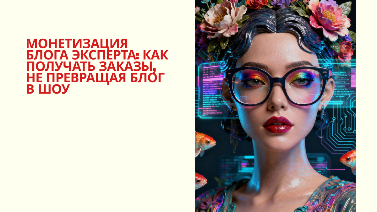 Монетизация блога эксперта: как получать заказы, не превращая блог в шоу
