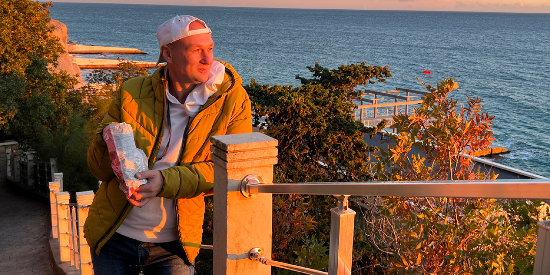 Крым: 3-й день в санатории. Гаспра после процедур и октябрь на Чёрном море