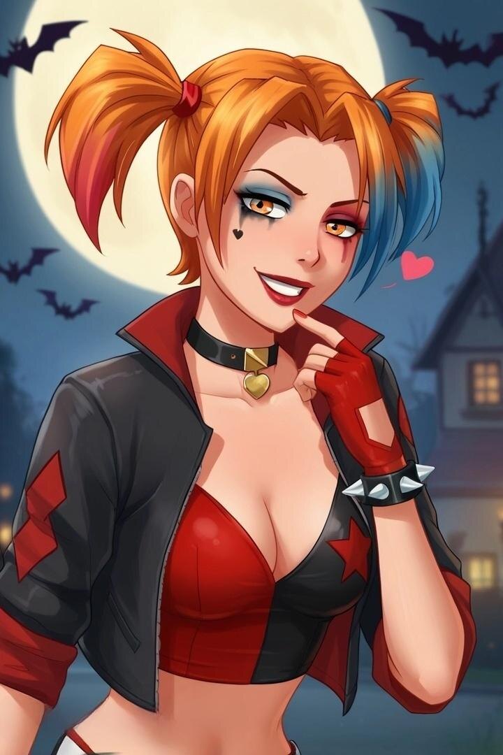 Она рыжая бестия, русская Харли Куин. Если ты моя Коломбина, тогда я твой Арлекин. Она фанатеет от Виктора Цоя и Юрия Хоя, и любит "Столичную" пить вплоть до запоя. А если обзову её Дваче и буду думать, что она тот ещё покемон как Пикачу, то однозначно я себе проблем от её бейсбольной биты по своему битардному хлебалу со всей дури схлопочу.