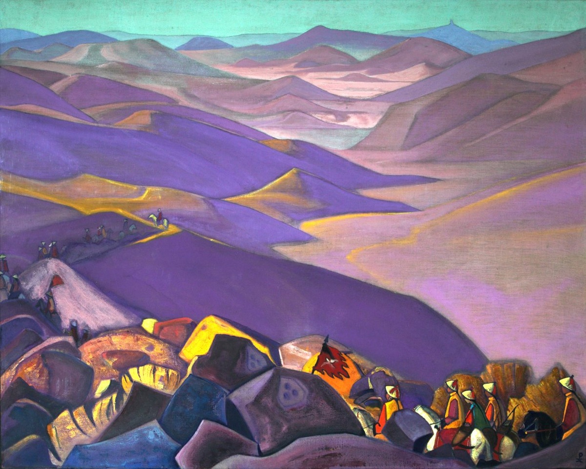 Николай Рерих "Монголия. Чингисхан" (1938)