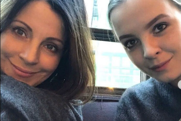 Евгения Крюкова и дочь
