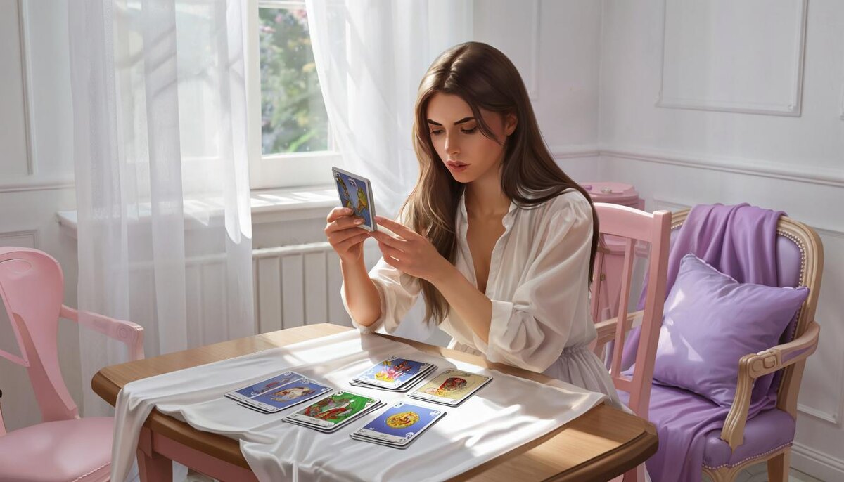 Гадание Таро на "что он думает обо мне" с Oracles.ru