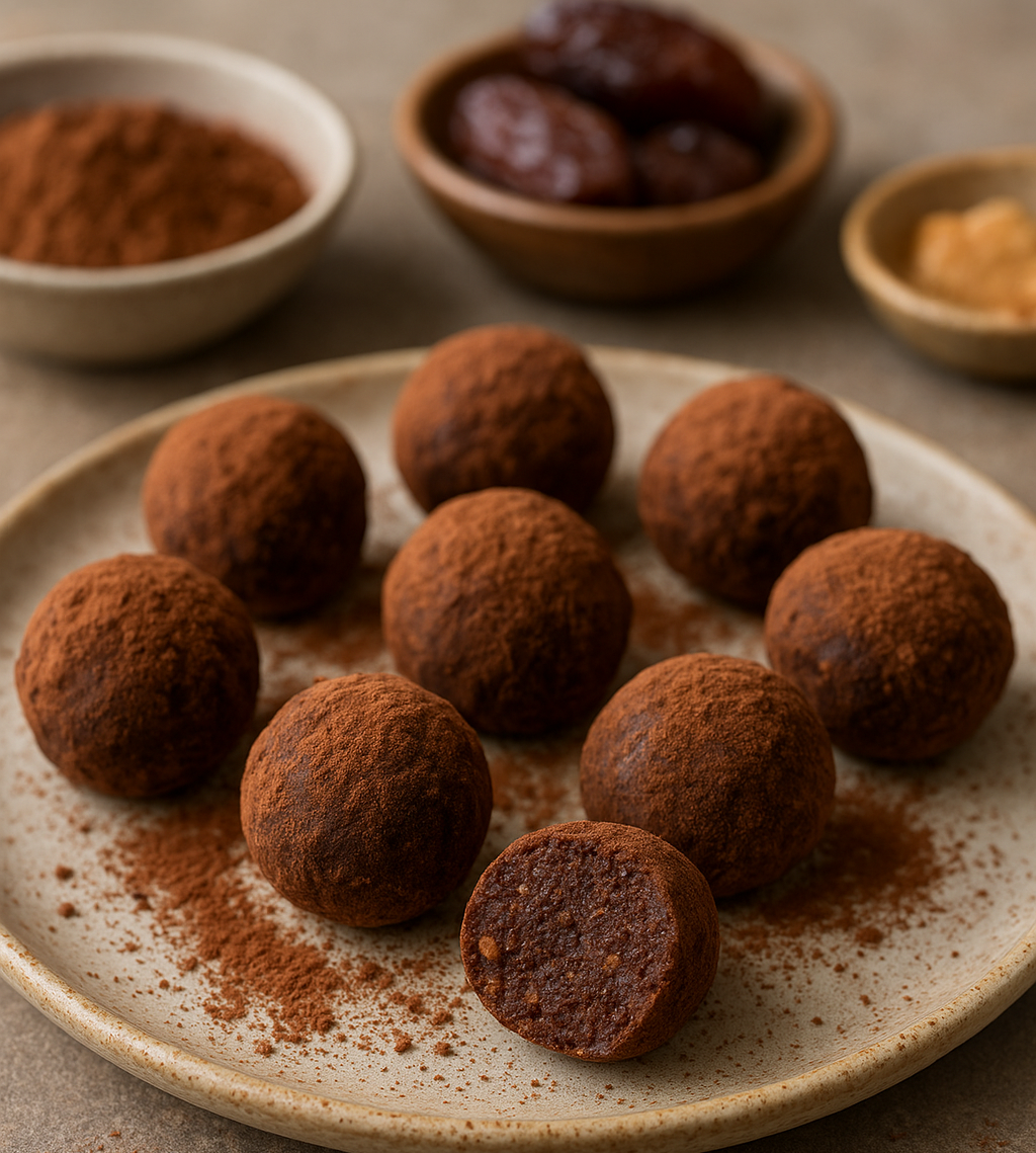 Трюфели из фиников и какао