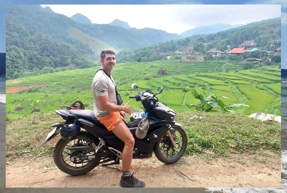 Американец Трэвис Карраскильо во Вьетнаме