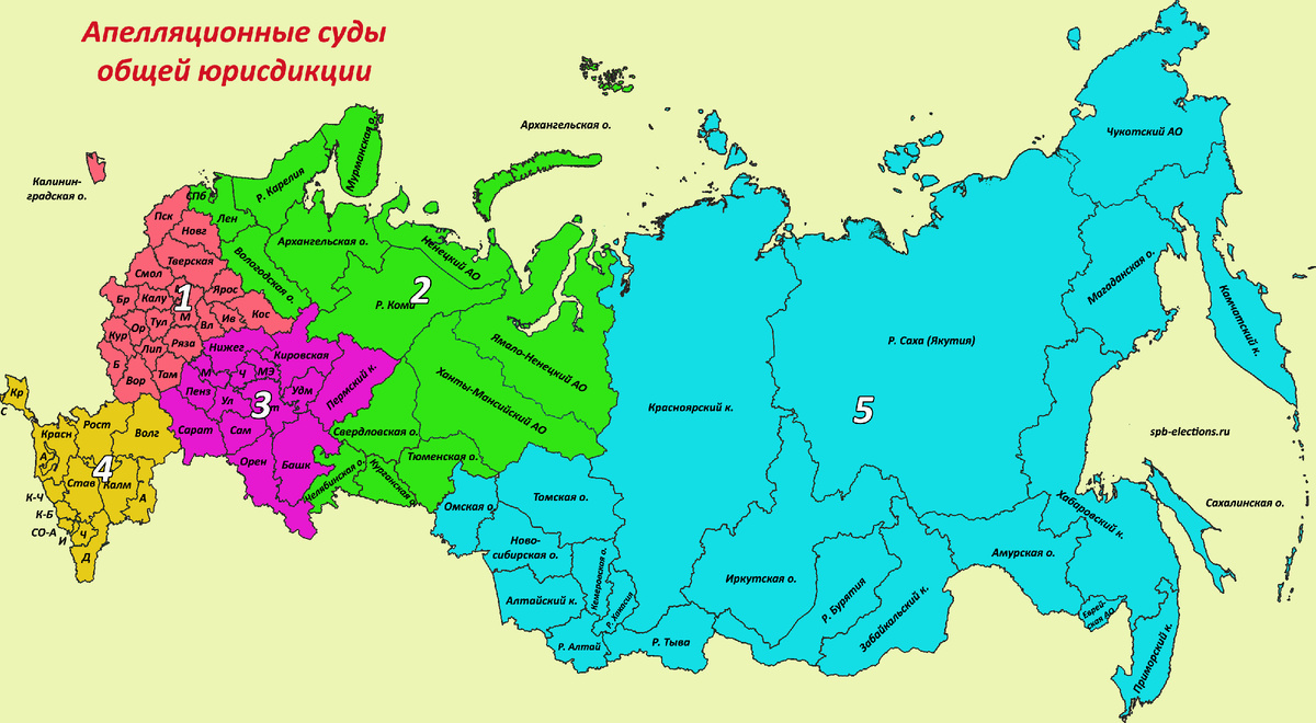 Территоральная подсудность АСОЮ