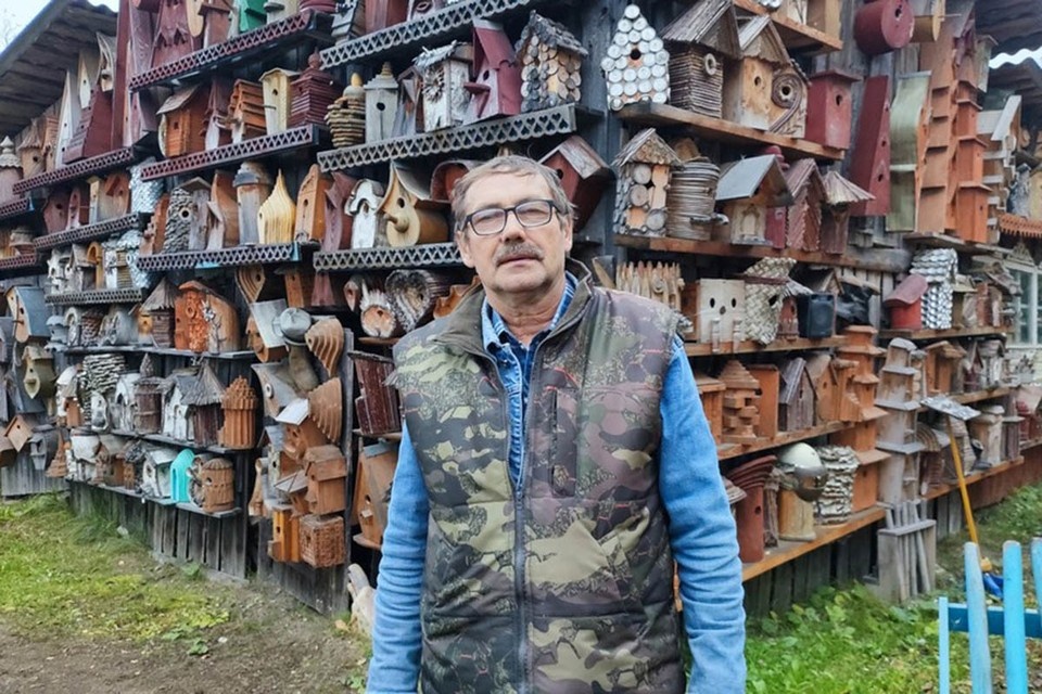    Павел Кудряшов и его ученики смастерили около 5000 скворечников. Григорий КУБАТЬЯН