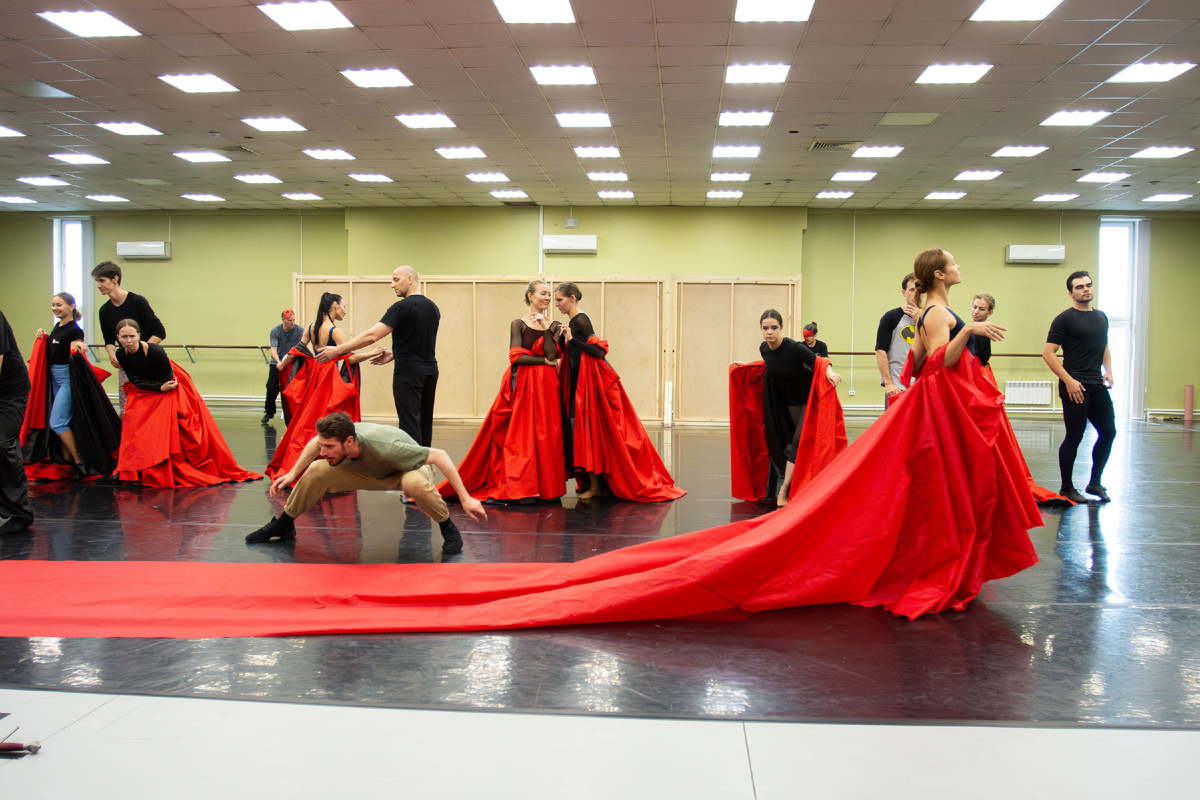 Репетиционный процесс спектакля