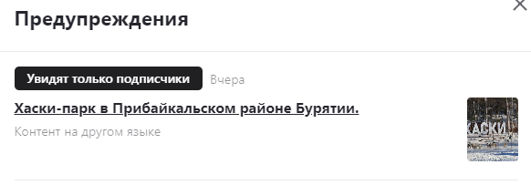 Что? Мой русский язык оказался нерусским? Скриншот из Студии Дзена.