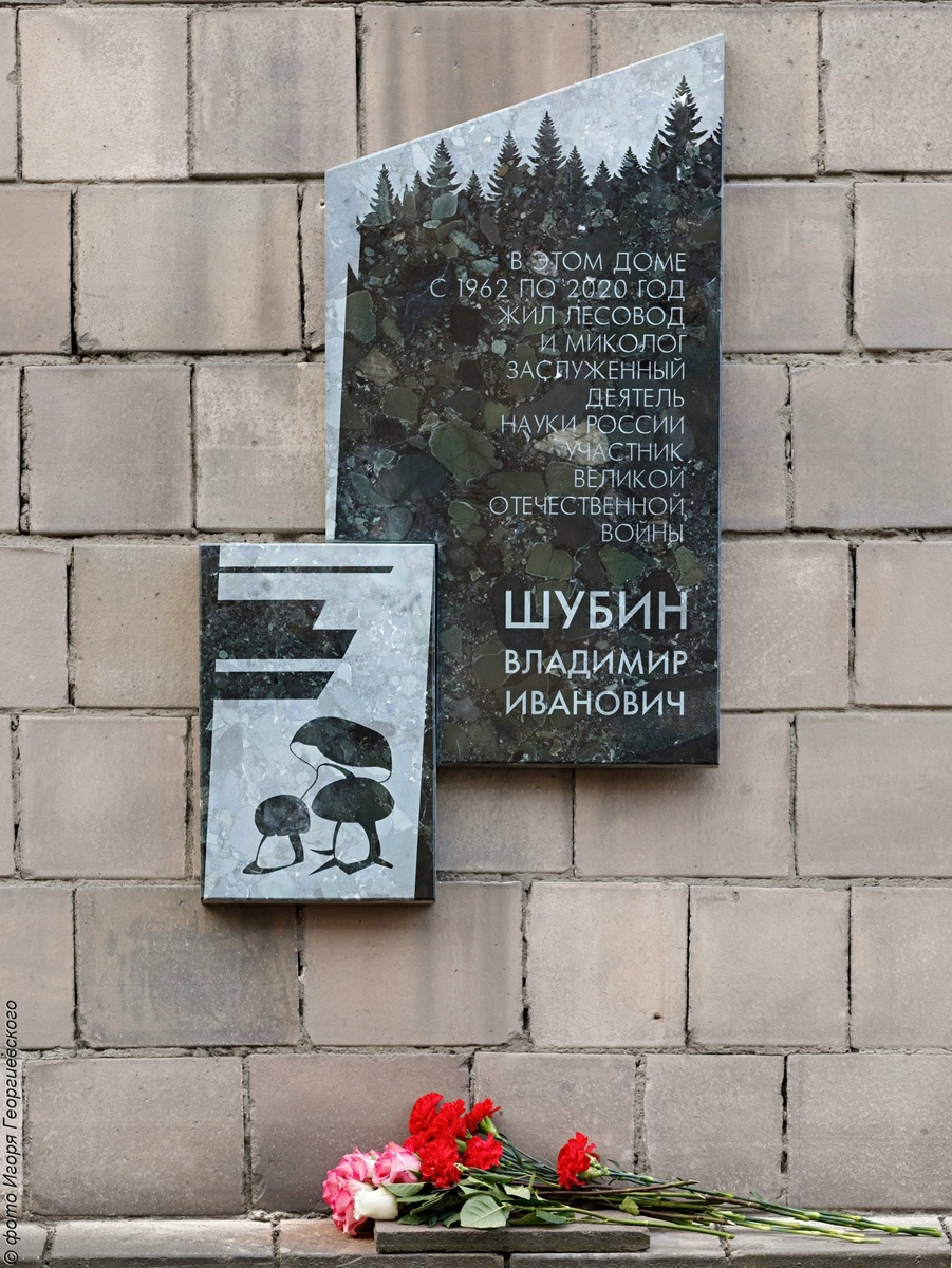    В Петрозаводске открыли памятную доску выдающемуся лесоводу и микологу Владимиру Шубину© Игорь Георгиевский / КарНЦ РАН