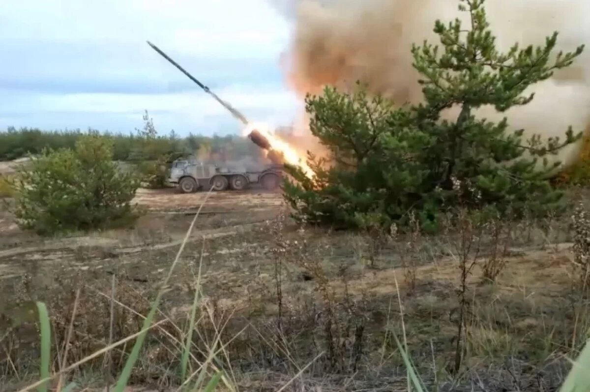    Минобороны РФ: расчёт «Урагана» нанёс удар по ВСУ под Красноармейском