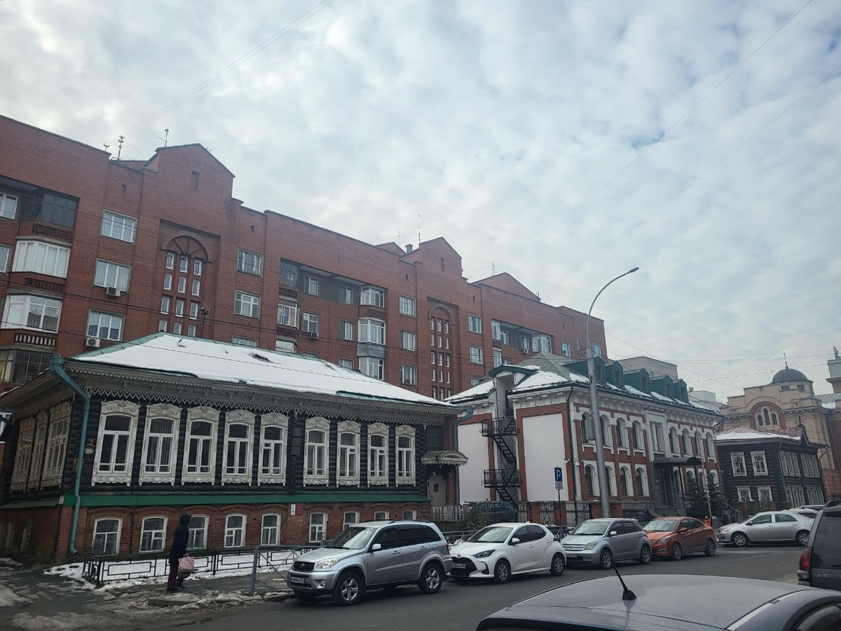 Купеческие дома интегрированы в современную застройку