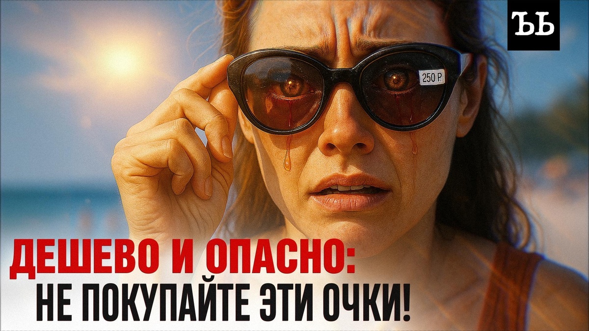    Иллюзия защиты: как дешевые солнечные очки «обманывают» глаза