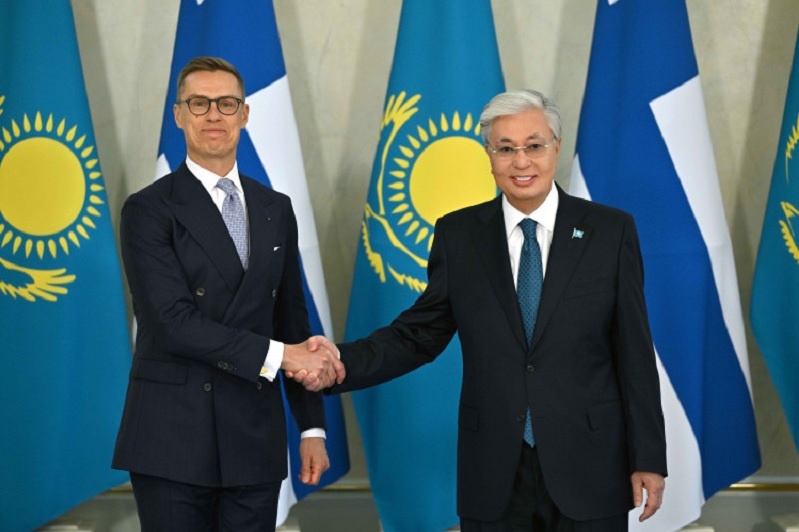 Александер Стубб и Касым-Жомарт Токаев. Фото с сайта akorda.kz