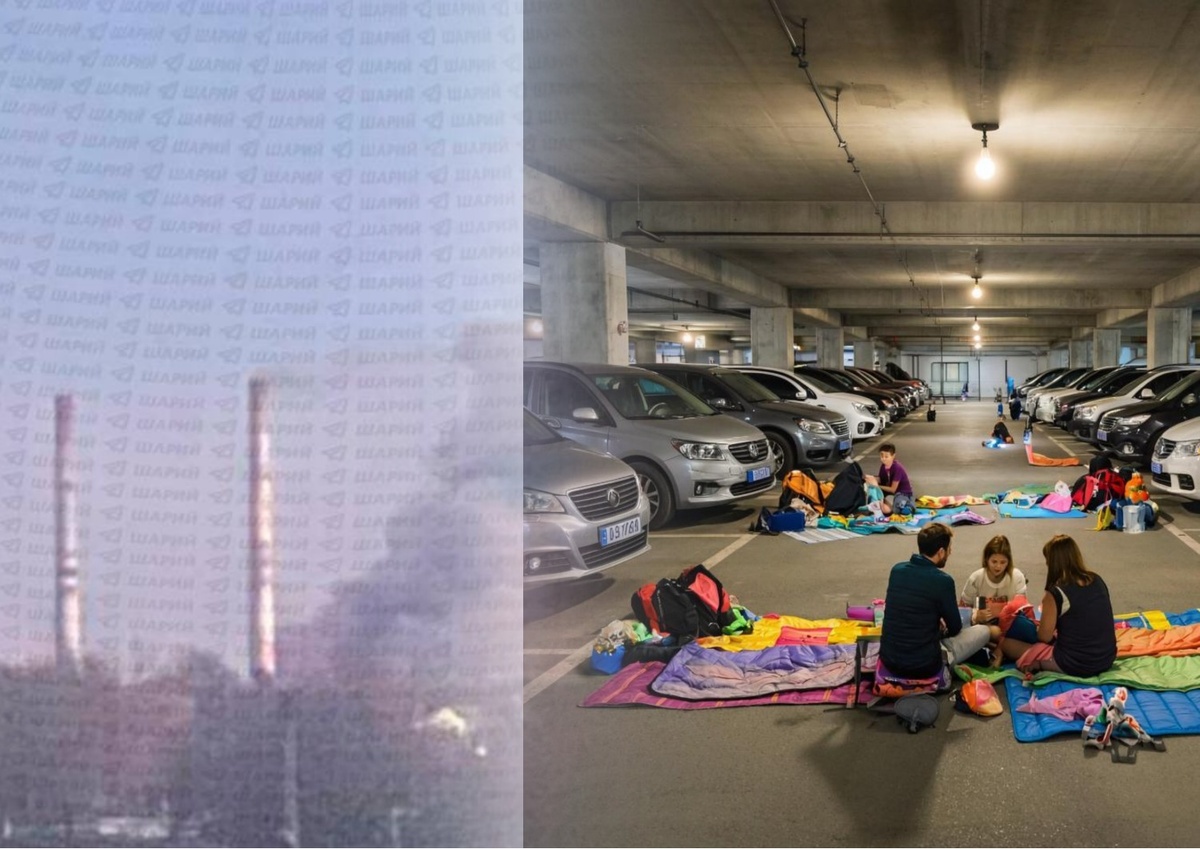 Стоп-кадр очевидцев, сгенерировано ИИ.