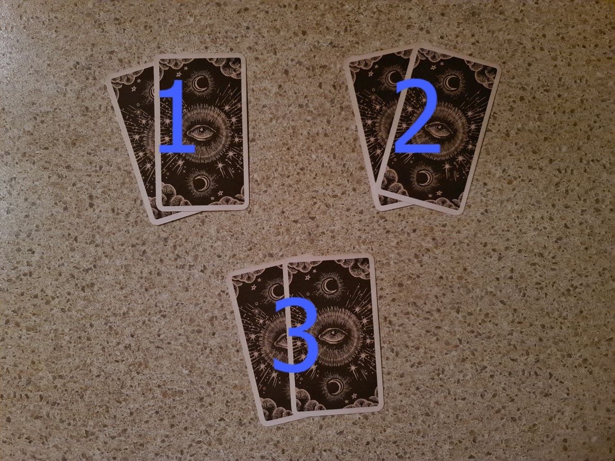 Позиции расклада. Фото автора