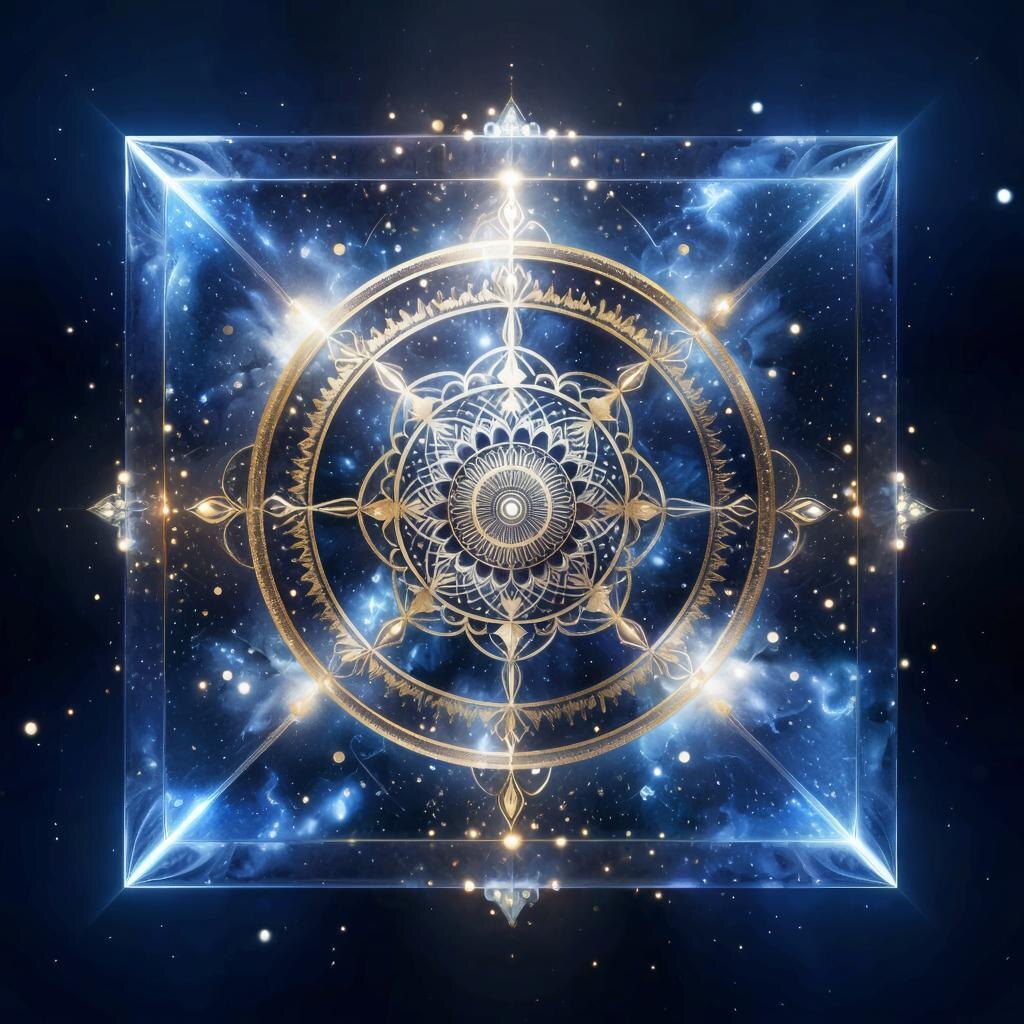 Квадрат. Иллюстрация сгенерирована нейросетью