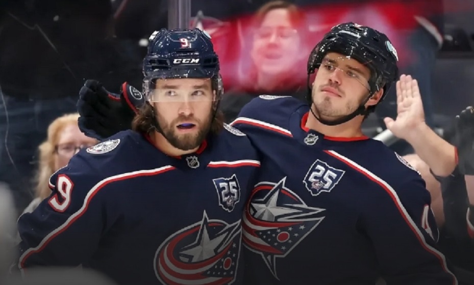    Гол Проворова с ассистов Воронкова и Марченко помог «Коламбусу» обыграть «Торонто». Фото: ХК «Коламбус»