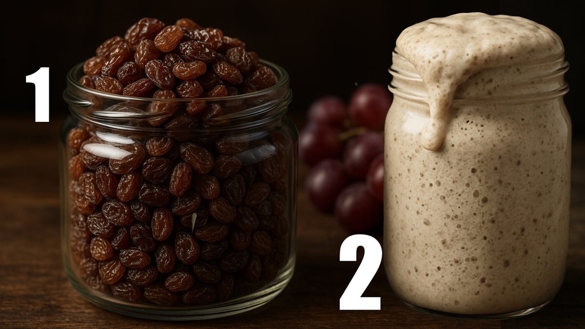 Превращение изюма в хлеб: технология выведения и применения закваски на основе сушеного винограда.