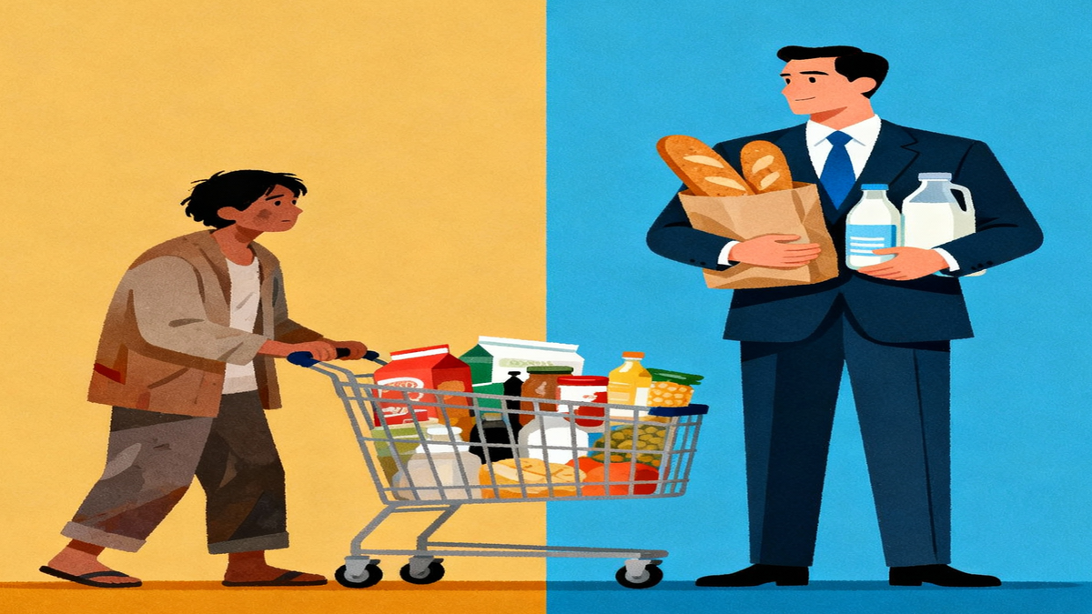 Парадокс потребления: контраст между бедными и богатыми