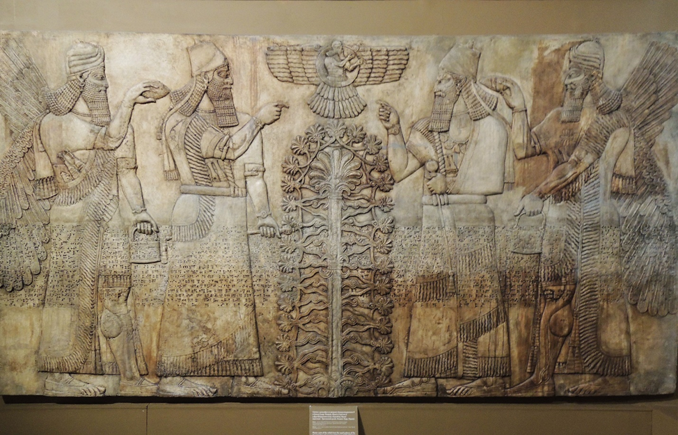 Барельеф из музея в Лондоне.